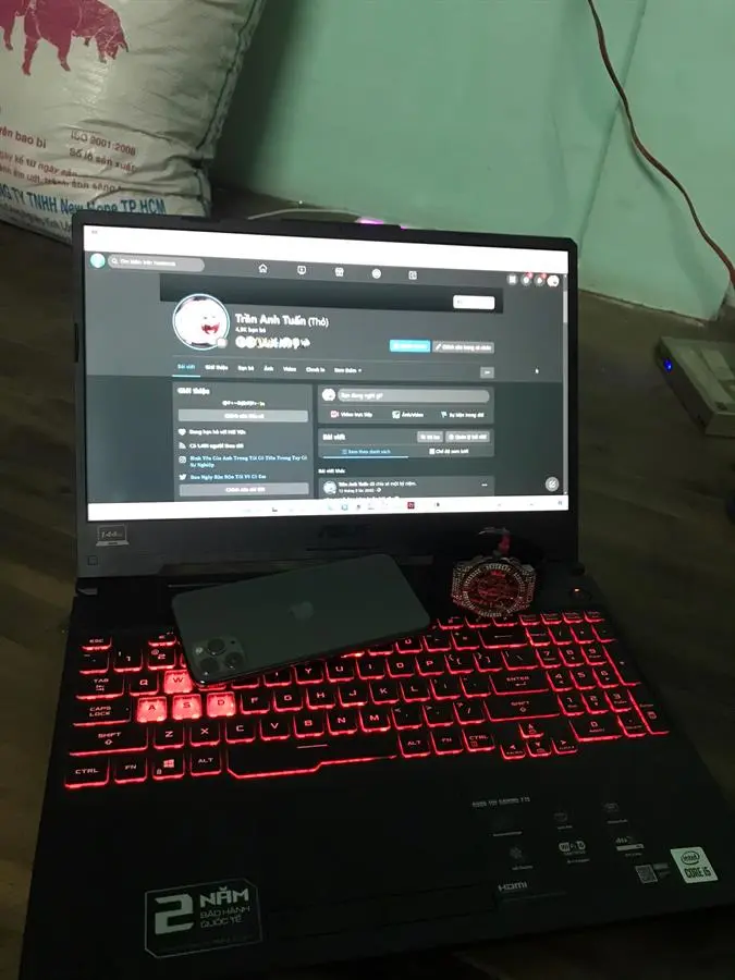 Khách hàng review Laptop Asus TUF Gaming F15 FX506LHB i5 10300H/8GB/512GB/4GB GTX1650/144Hz/Win11 (HN188W) 14