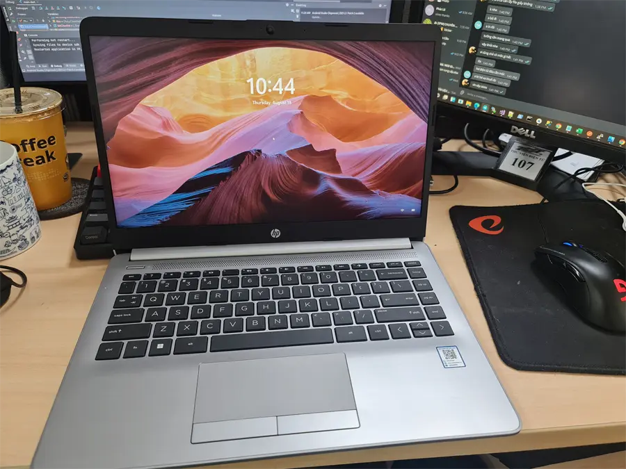 Khách hàng review Laptop HP 245 G8 R5 5500U/8GB/256GB/Win11 (61C65PA) 3