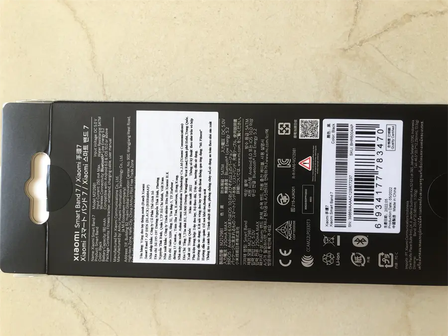 Khách hàng review Vòng đeo tay thông minh Mi Band 7 Đen 44