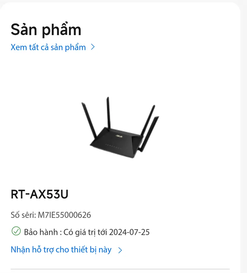Khách hàng review Router Wifi Chuẩn Wifi 6 Asus AX53U 9