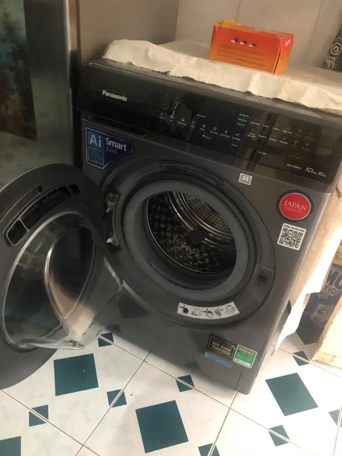 Khách hàng review Máy giặt sấy Panasonic Inverter giặt 10 kg - sấy 6 kg NA-S106FC1LV 5