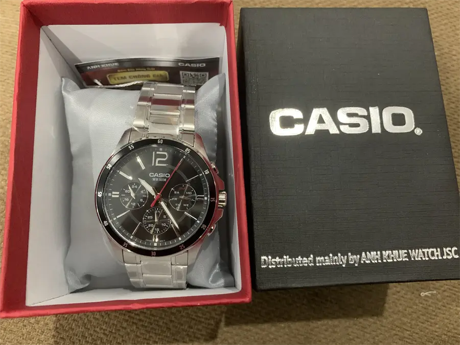 Khách hàng review Đồng hồ CASIO 42 mm Nam MTP-1374D-1AVDF 4