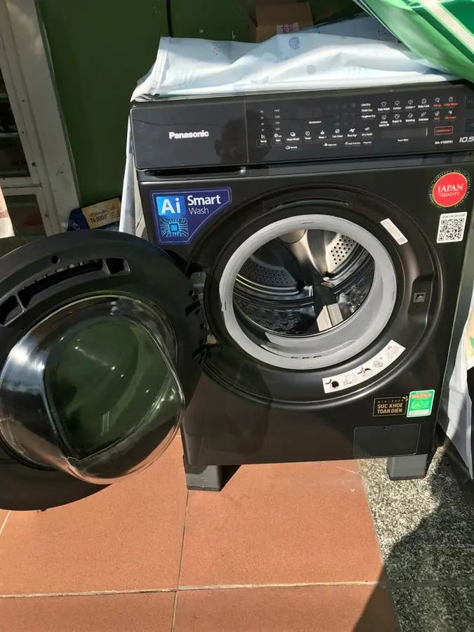 Khách hàng review Máy giặt Panasonic Inverter giặt 10.5 kg - sấy tiện ích 2 kg NA-V105FR1BV 27