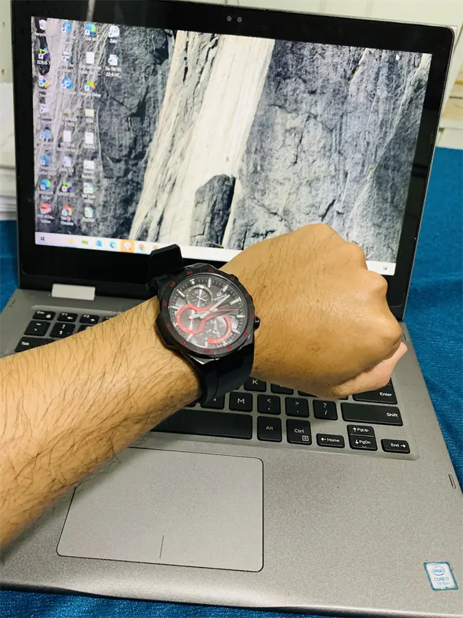 Khách hàng review Đồng hồ EDIFICE CASIO 47.6 mm Nam EQS-920PB-1AVUDF 3