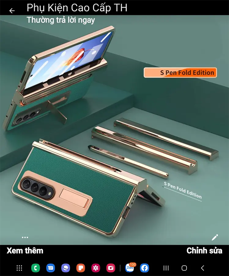 Khách hàng review Điện thoại Samsung Galaxy Z Fold4 5G 256GB 11