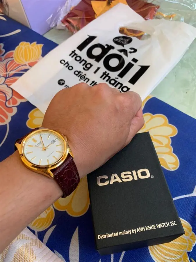 Khách hàng review Đồng hồ CASIO Timeless 38 mm Nam MTP-1183Q-7ADF 4