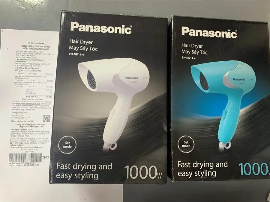 Khách hàng review Máy sấy tóc 1000W Panasonic EH-ND11-A645 9