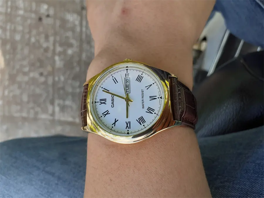 Khách hàng review Đồng hồ CASIO Timeless 38 mm Nam MTP-V006GL-7BUDF 2