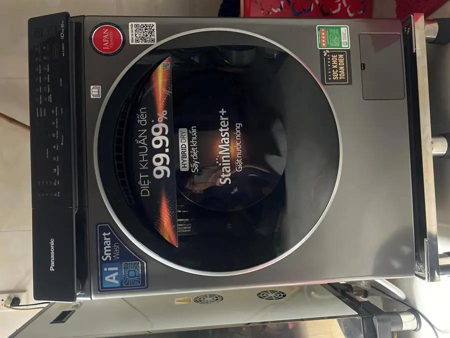 Khách hàng review Máy giặt sấy Panasonic Inverter giặt 10 kg - sấy 6 kg NA-S106FC1LV 4