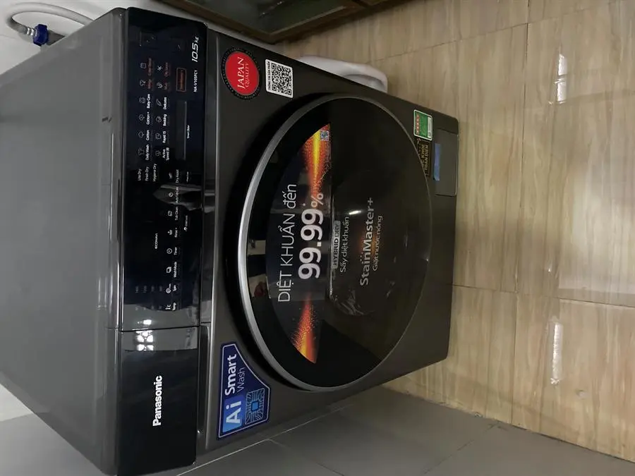 Khách hàng review Máy giặt Panasonic Inverter giặt 10.5 kg - sấy tiện ích 2 kg NA-V105FC1LV 48