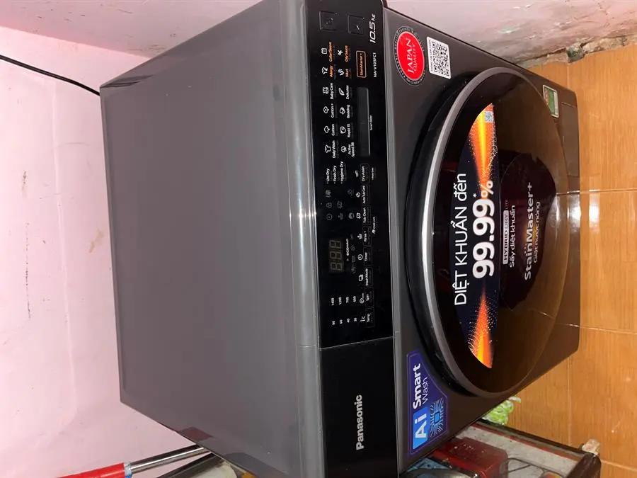 Khách hàng review Máy giặt Panasonic Inverter giặt 10.5 kg - sấy tiện ích 2 kg NA-V105FC1LV 46