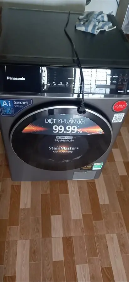 Khách hàng review Máy giặt Panasonic Inverter giặt 9.5 kg - sấy tiện ích 2 kg NA-V95FC1LVT 82