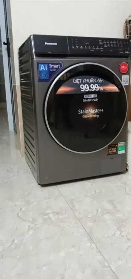 Khách hàng review Máy giặt Panasonic Inverter giặt 9.5 kg - sấy tiện ích 2 kg NA-V95FC1LVT 76