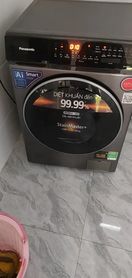 Khách hàng review Máy giặt Panasonic Inverter giặt 10.5 kg - sấy tiện ích 2 kg NA-V105FC1LV 38
