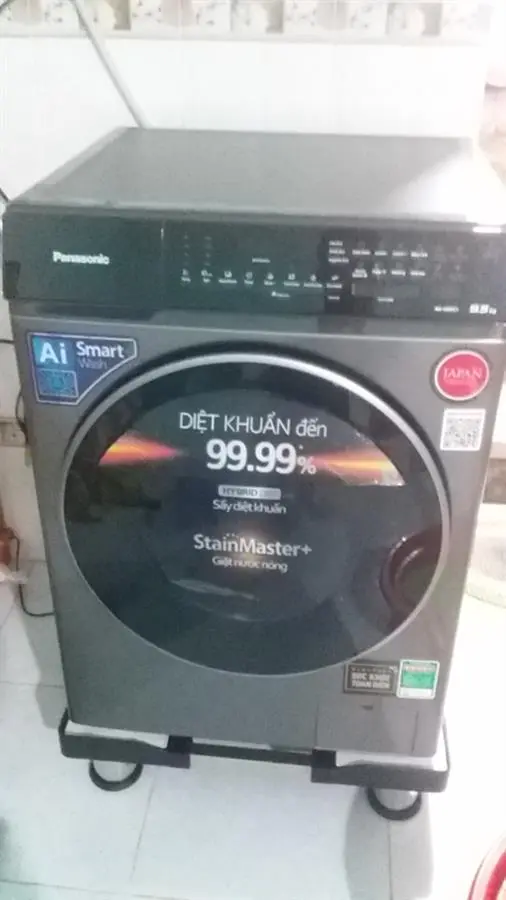 Khách hàng review Máy giặt Panasonic Inverter giặt 9.5 kg - sấy tiện ích 2 kg NA-V95FC1LVT 69