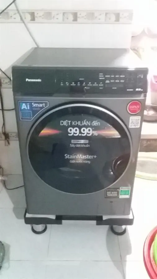 Khách hàng review Máy giặt Panasonic Inverter giặt 9.5 kg - sấy tiện ích 2 kg NA-V95FC1LVT 70