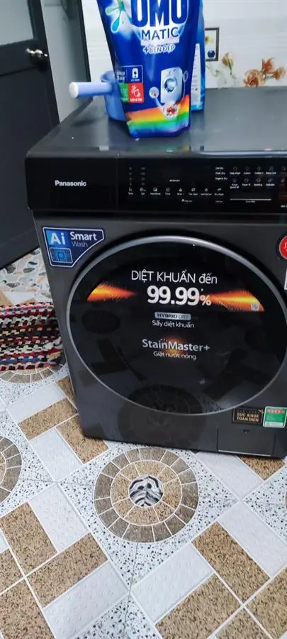 Khách hàng review Máy giặt Panasonic Inverter giặt 9.5 kg - sấy tiện ích 2 kg NA-V95FC1LVT 65