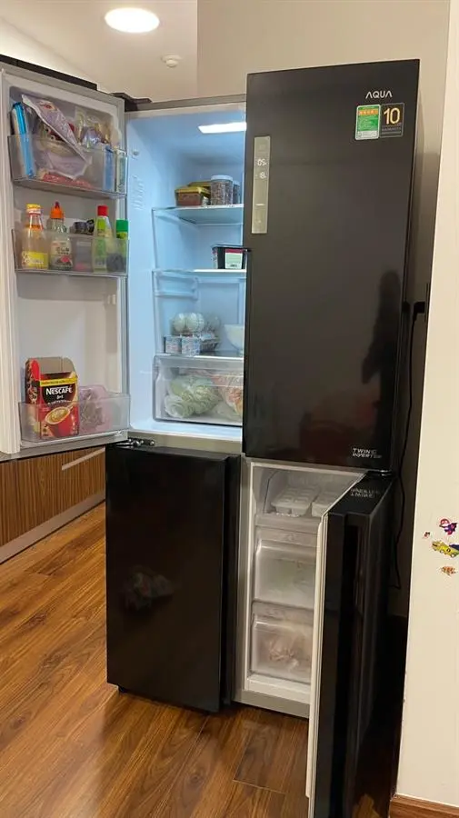 Khách hàng review Tủ lạnh Aqua Inverter 456 lít Multi Door AQR-M525XA(FB) 13