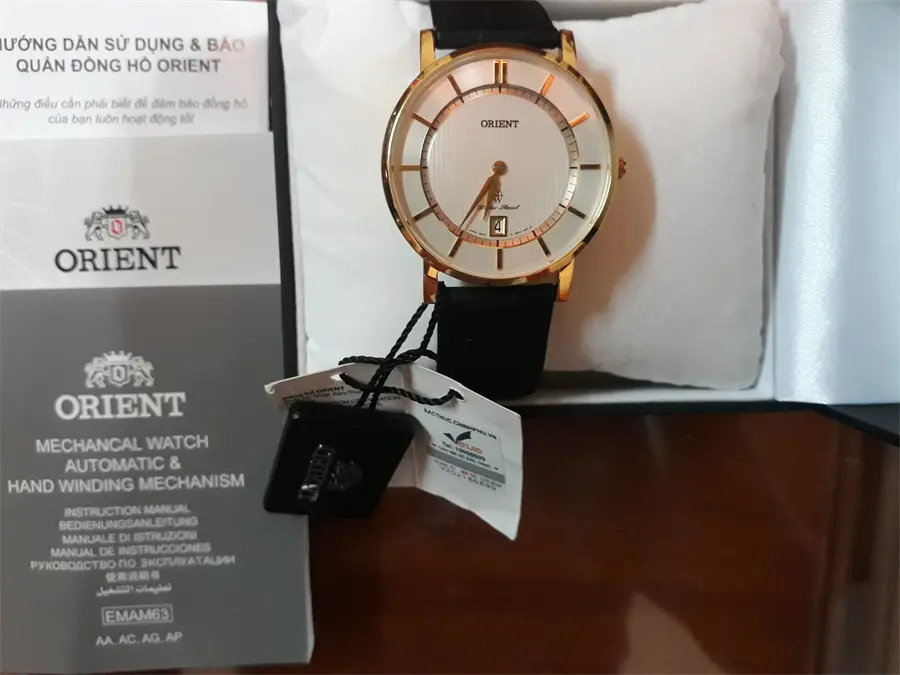 Khách hàng review Đồng hồ ORIENT 38 mm Nam FGW01002W0 5