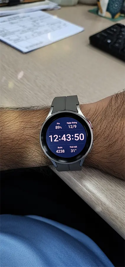 Khách hàng review Đồng hồ thông minh Samsung Galaxy Watch5 Pro 45mm 13