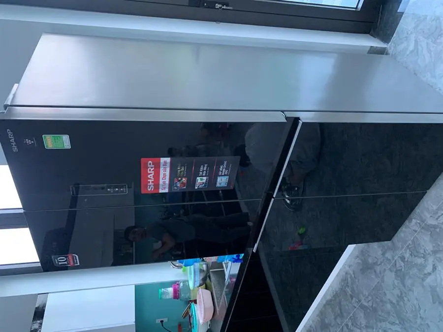 Khách hàng review Tủ lạnh Sharp Inverter 401 lít Multi Door SJ-FXP480VG-BK 6