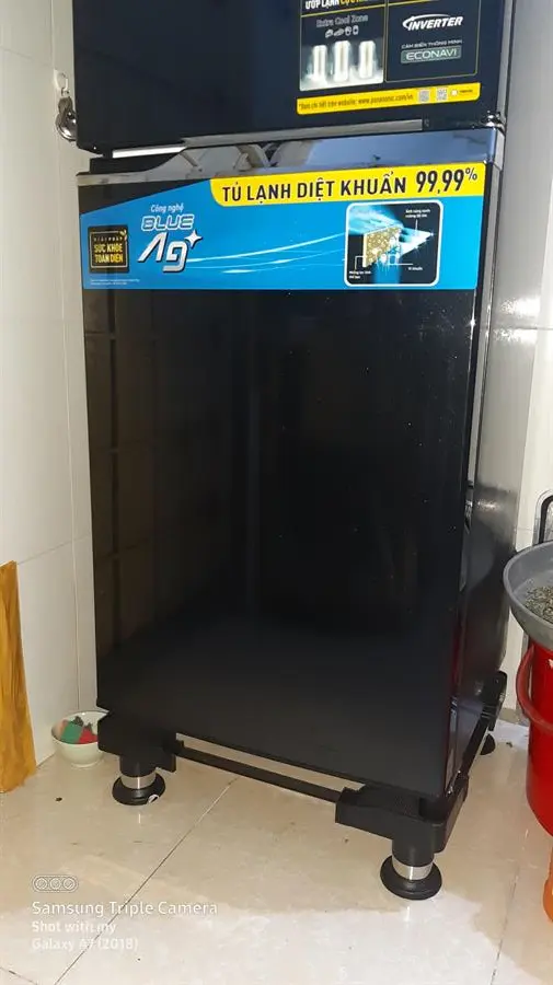 Khách hàng review Chân đế máy giặt, tủ lạnh 300 kg 48x60 cm Cảnh Phong CD4860DN 1