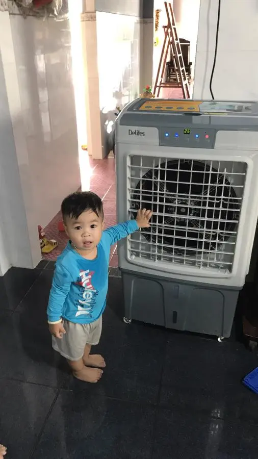 Khách hàng review Quạt điều hòa Delites DEL-AC45AR 130W 13