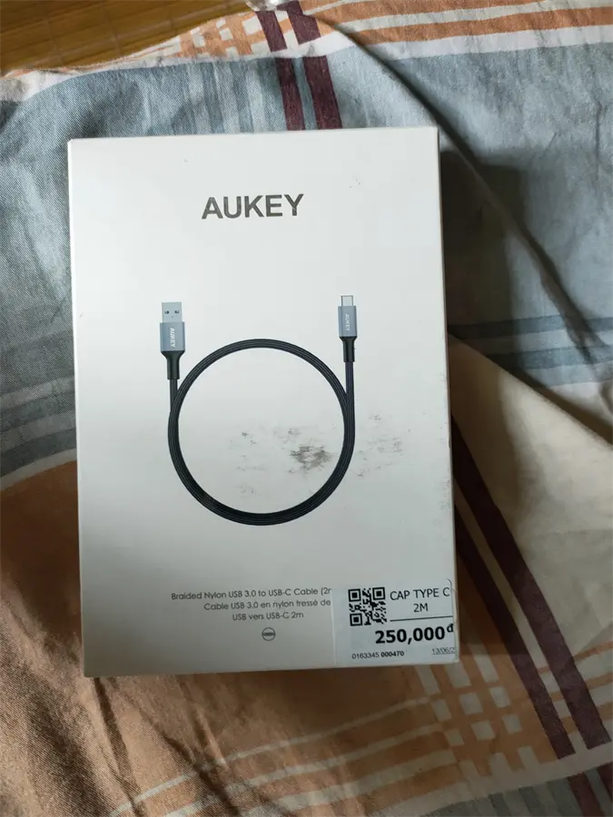 Khách hàng review Cáp Type-C 2m AUKEY CB-CD3 5