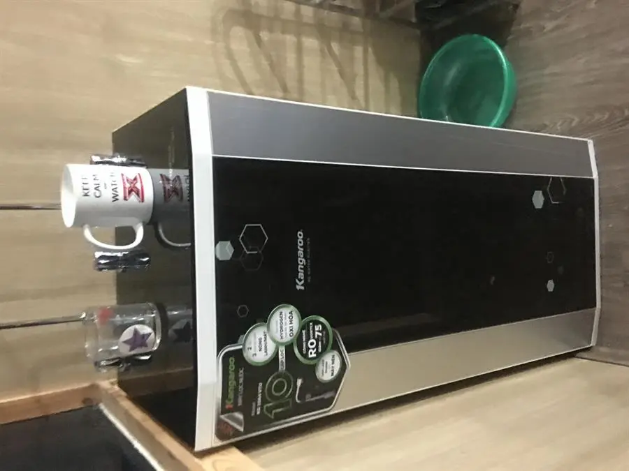 Khách hàng review Máy lọc nước RO nóng nguội lạnh Hydrogen Kangaroo KG10A4VTU 10 lõi 34