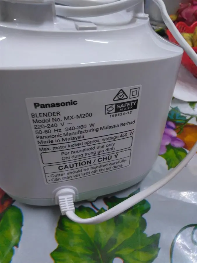 Khách hàng review Máy xay sinh tố đa năng Panasonic MX-M200GRA 2
