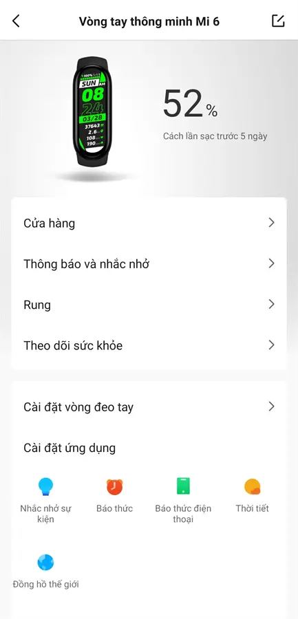 Khách hàng review Vòng đeo tay thông minh Mi Band 6 Đen 10