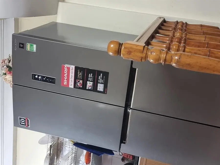 Khách hàng review Tủ lạnh Sharp Inverter 401 lít Multi Door SJ-FXP480V-SL 8