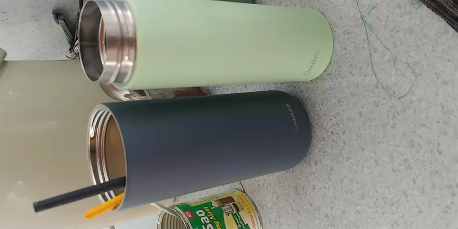 Khách hàng review Bình giữ nhiệt inox 350 ml Delites K350B73 Xanh - Cam 2
