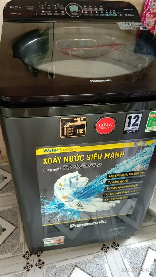 Khách hàng review Máy giặt Panasonic Inverter 10.5 Kg NA-FD10AR1BV 68
