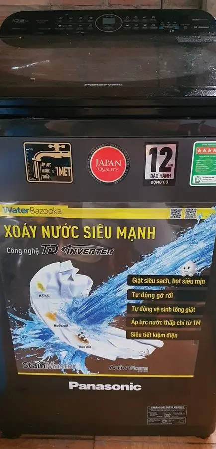 Khách hàng review Máy giặt Panasonic Inverter 10.5 Kg NA-FD10AR1BV 52