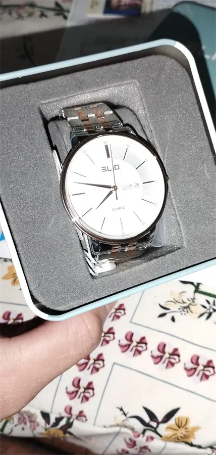 Khách hàng review Đồng hồ ELIO 41 mm Nam ES061-01 1
