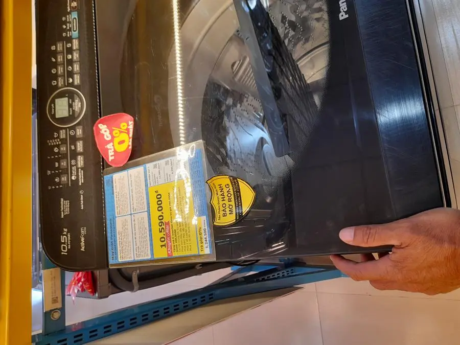 Khách hàng review Máy giặt Panasonic Inverter 10.5 Kg NA-FD10AR1BV 50