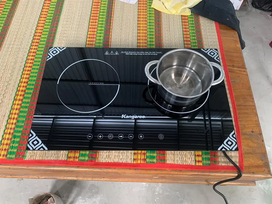 Khách hàng review Bếp từ đôi âm Kangaroo KG498N 3100W 7