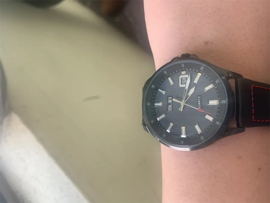 Khách hàng review Đồng hồ ELIO 41 mm Nam EL065-01 1