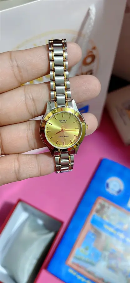 Khách hàng review Đồng hồ CASIO Timeless 27 mm Nữ LTP-1128G-9ARDF 2
