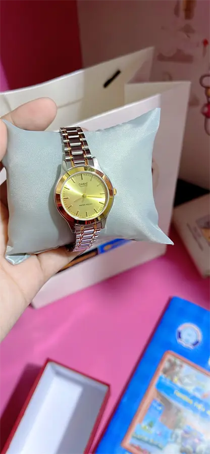 Khách hàng review Đồng hồ CASIO Timeless 27 mm Nữ LTP-1128G-9ARDF 3