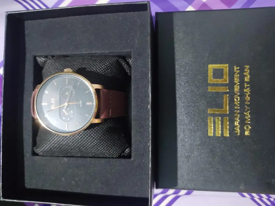 Khách hàng review Đồng hồ ELIO 42 mm Nam EL054-01 3
