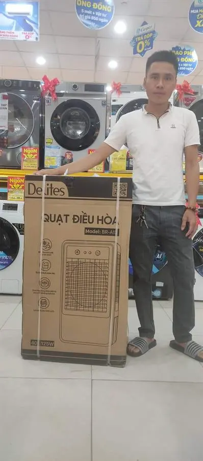 Khách hàng review Quạt điều hòa Delites BR-A12 125W 10