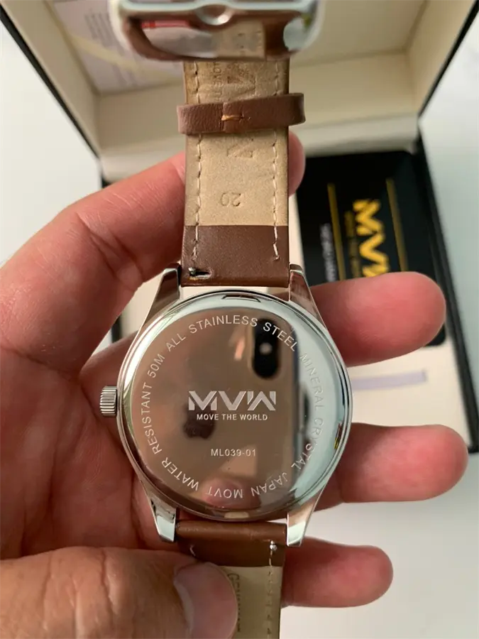 Khách hàng review Đồng hồ MVW 43 mm Nam ML039-01 4