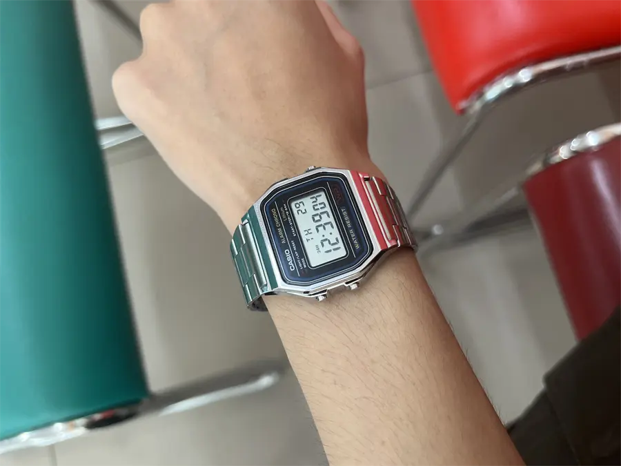 Khách hàng review Đồng hồ CASIO Vintage 30.2 mm Unisex A158WA-1DF 15
