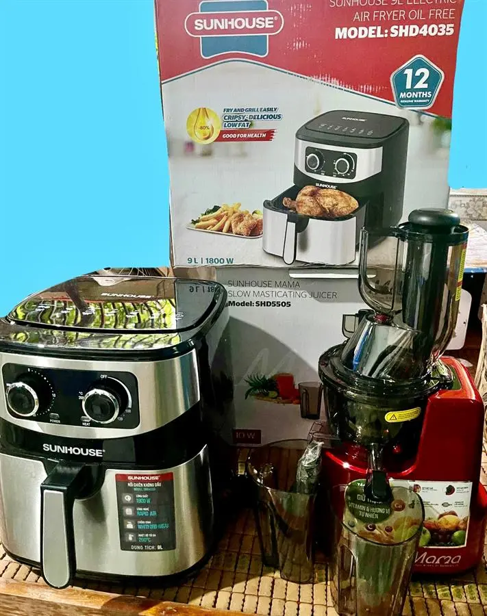 Khách hàng review Nồi chiên không dầu Sunhouse 9 lít SHD4035 37