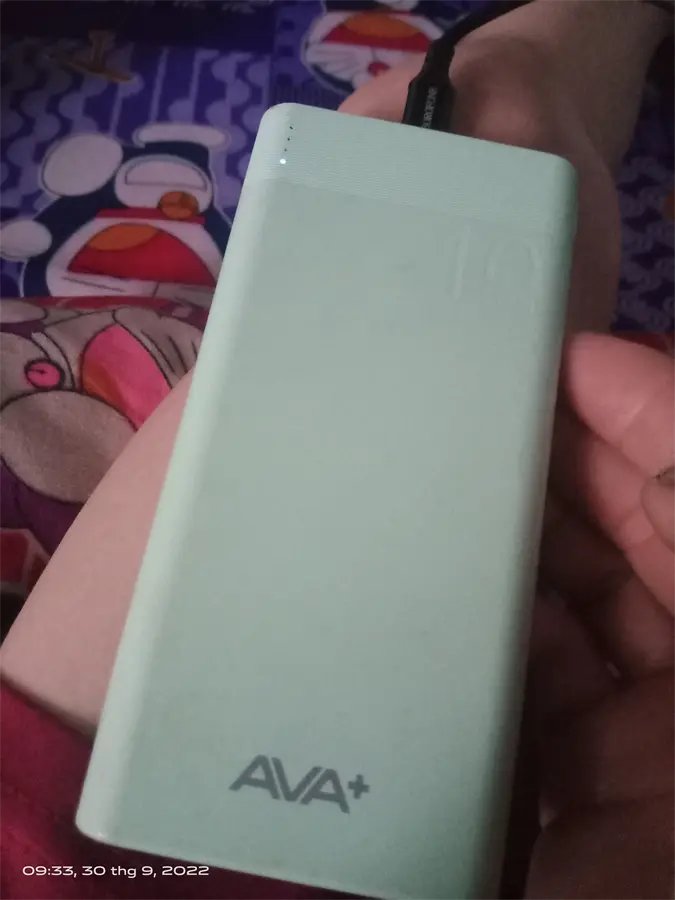 Khách hàng review Pin sạc dự phòng Polymer 10.000mAh 10W AVA  JP208 22
