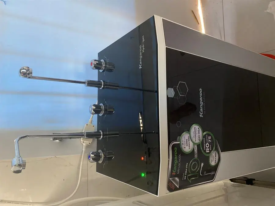 Khách hàng review Máy lọc nước RO nóng nguội lạnh Hydrogen Kangaroo KG10A4VTU 10 lõi 32