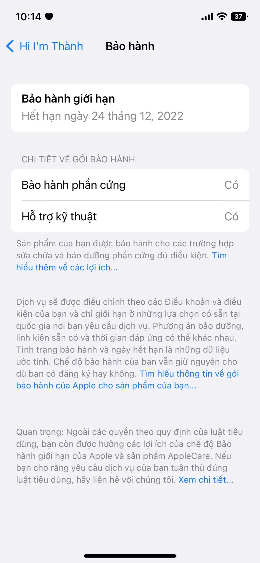 Khách hàng review Tai nghe Bluetooth AirPods 3 Wireless Charge Apple MME73 16