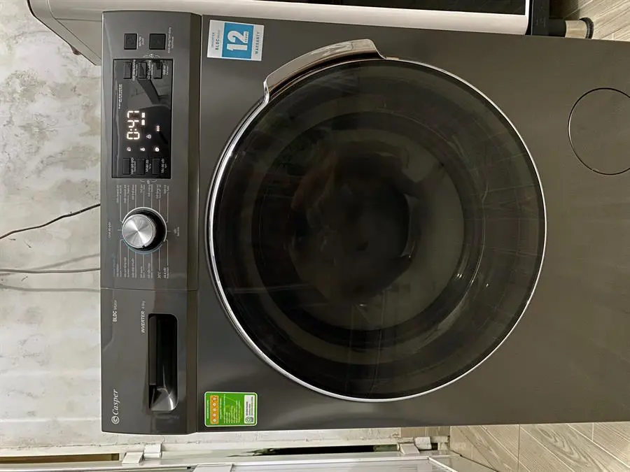 Khách hàng review Máy giặt Casper Inverter 9.5 kg WF-95I140BGB 3